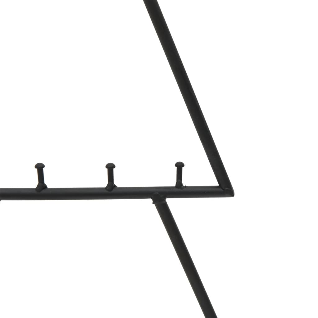 Juletre til dekorasjon metall svart 60 cm