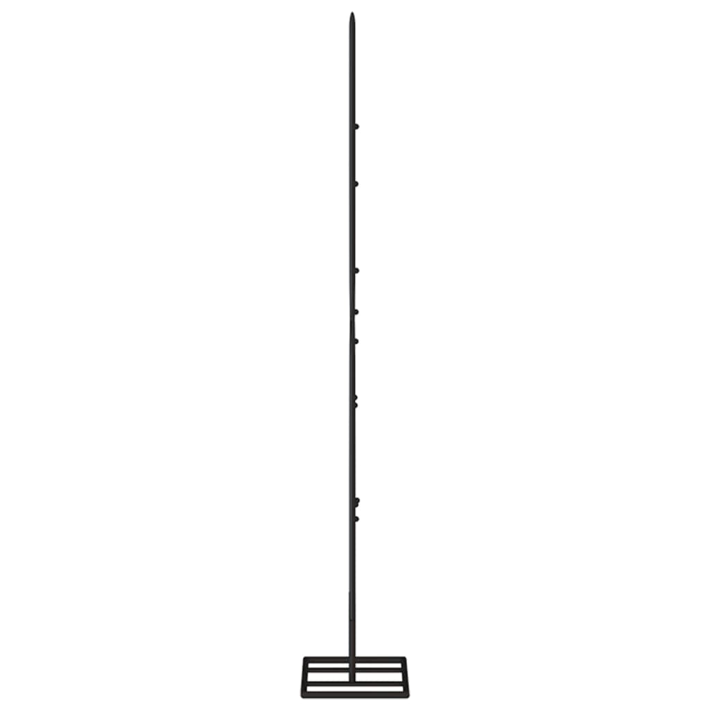 Juletre til dekorasjon metall svart 90 cm