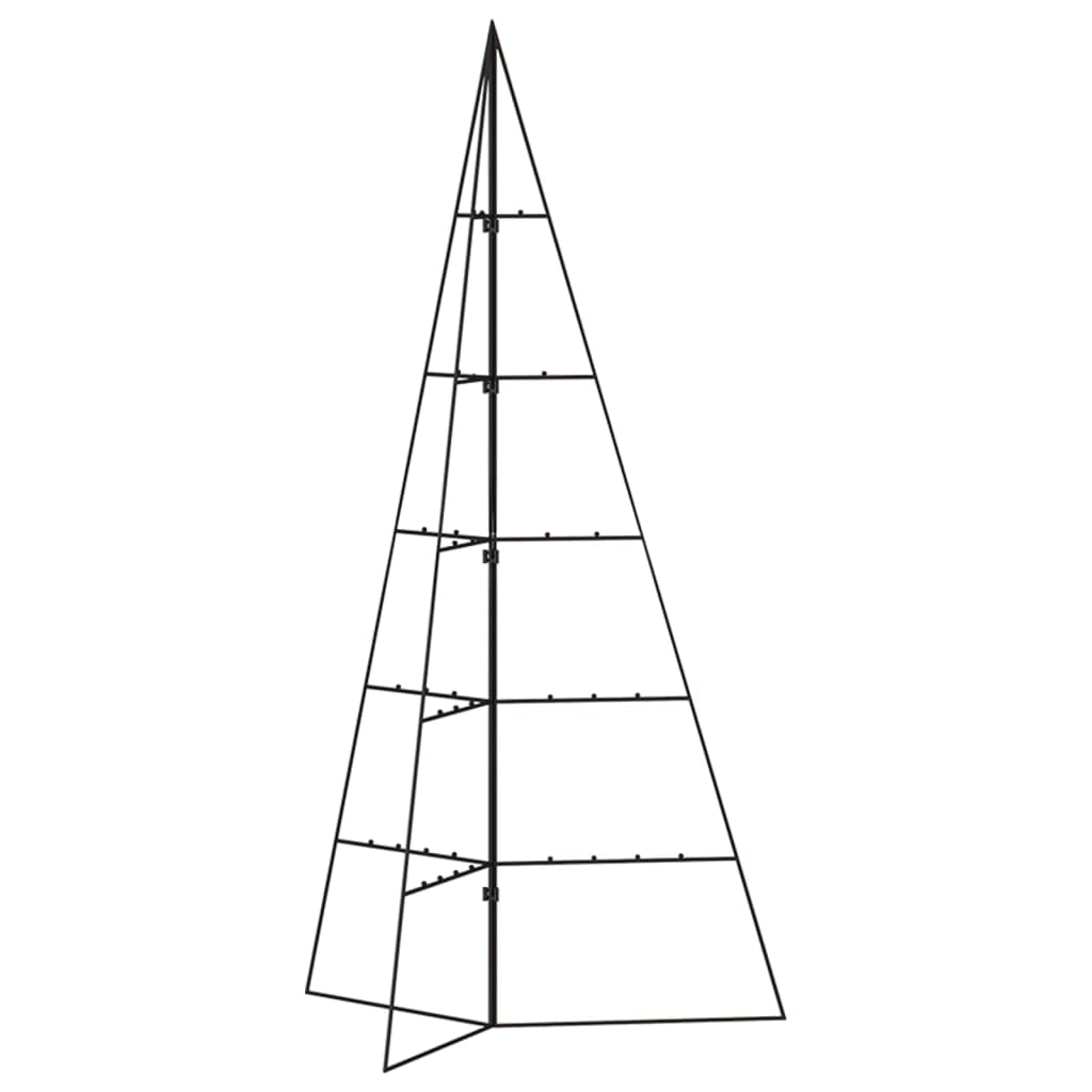 Juletre til dekorasjon metall svart 100 cm