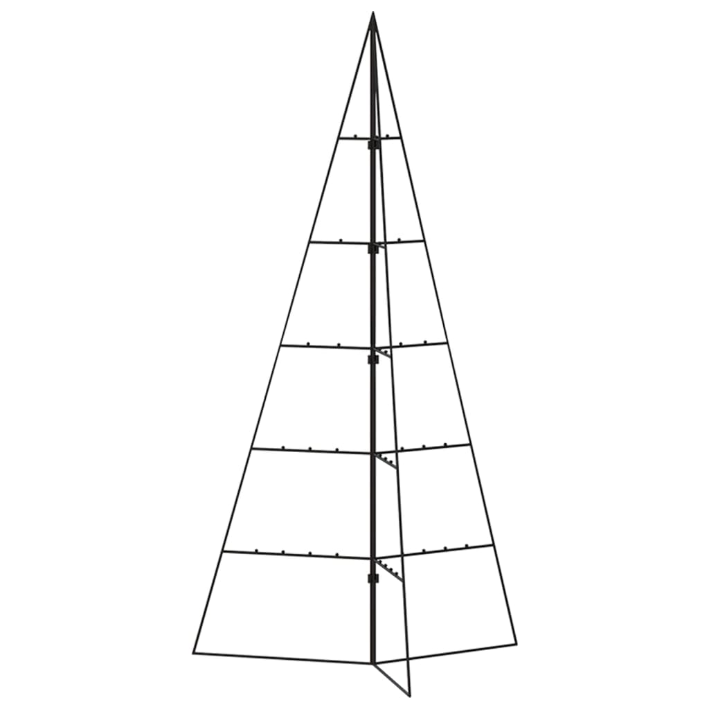 Juletre til dekorasjon metall svart 100 cm