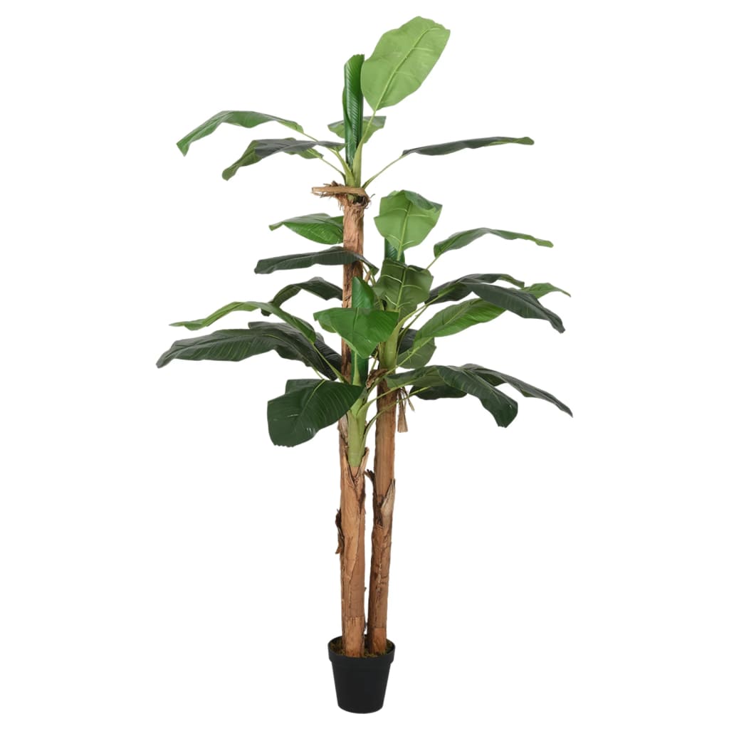 Kunstig banantre 19 blader 180 cm grønn