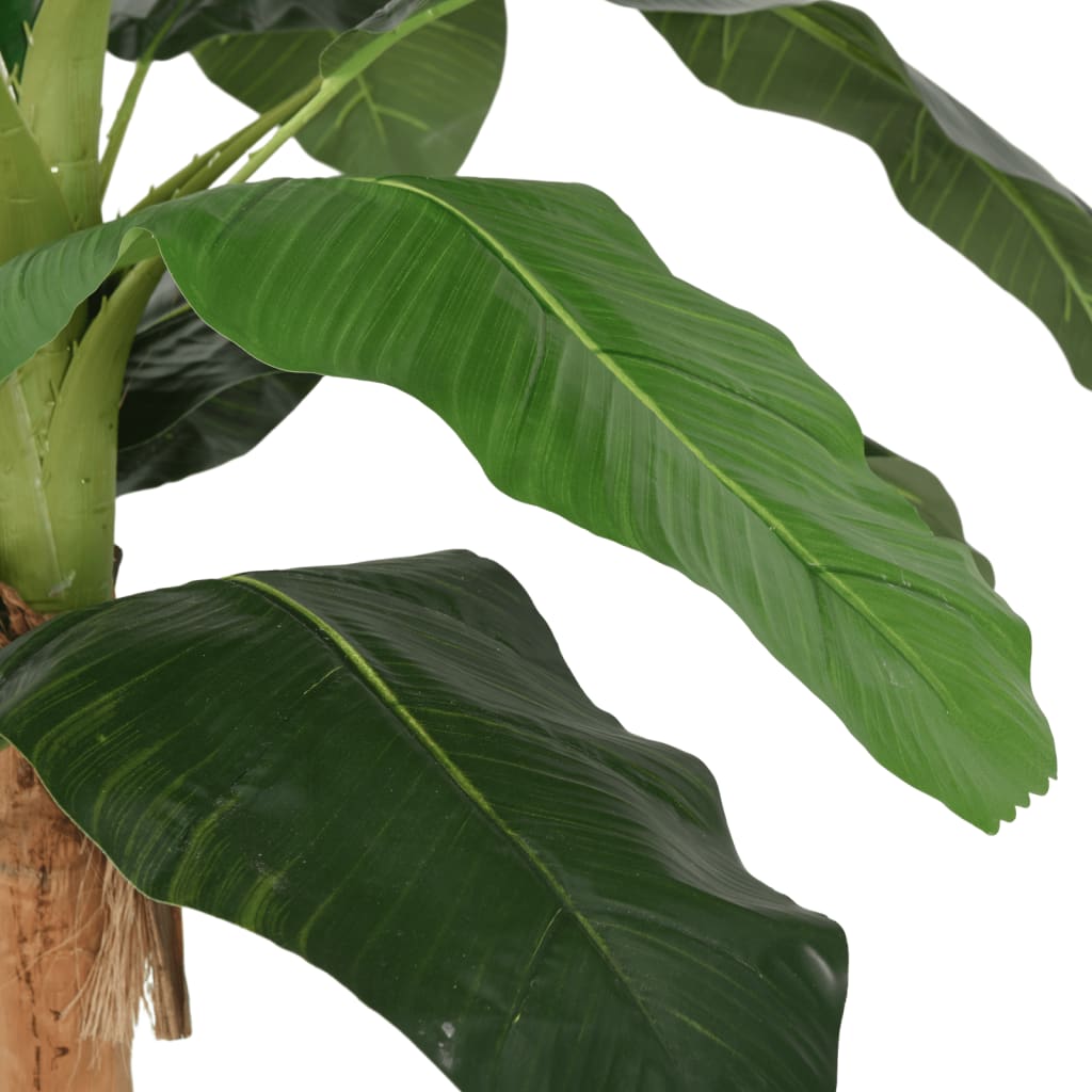 Kunstig banantre 22 blader 200 cm grønn
