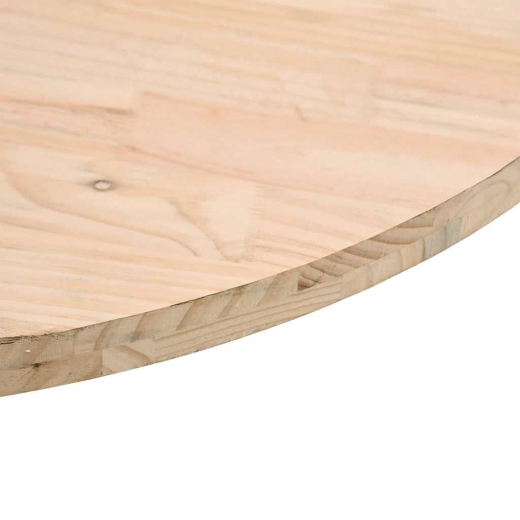 Bordplate rund Ø50x3 cm heltre furu