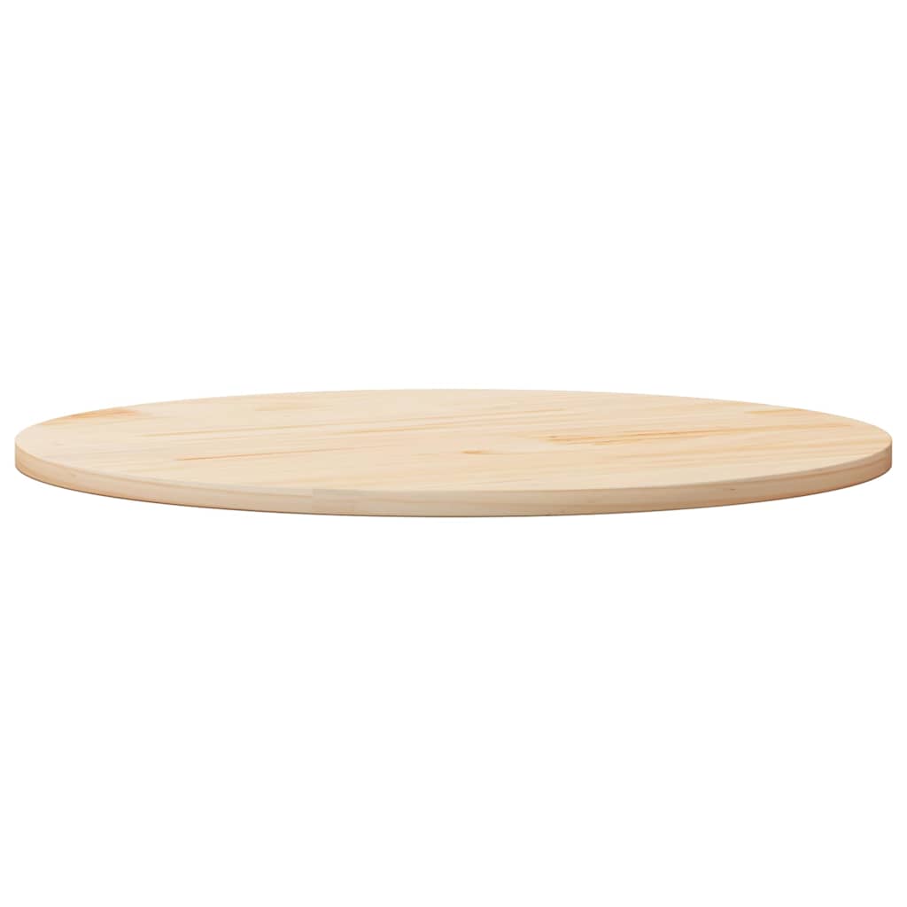 Bordplate rund Ø80x3 cm heltre furu