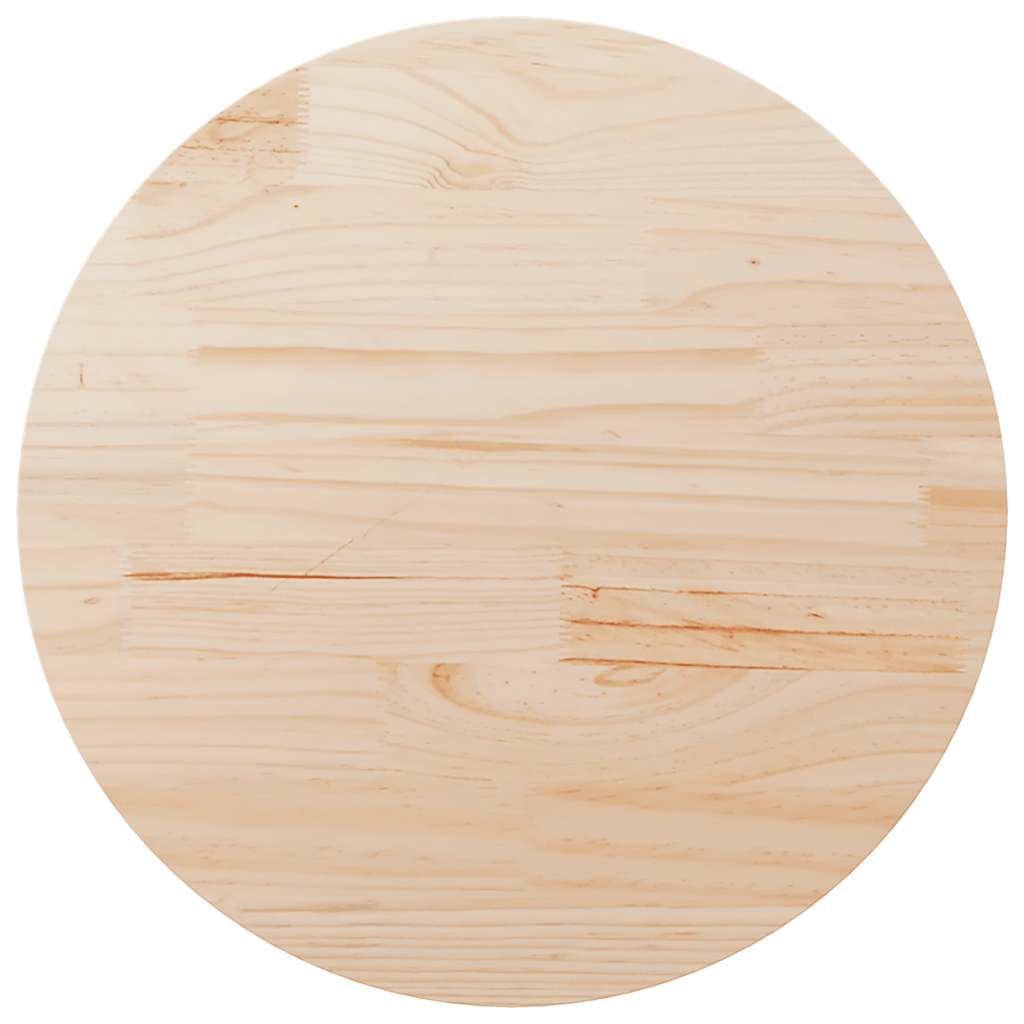 Bordplate rund Ø90x3 cm heltre furu
