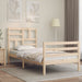 Sengeramme med hodegavl 100x200 cm heltre