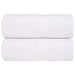 Vaskekluter FROGN 2 stk hvit 15x21 cm 360 gsm