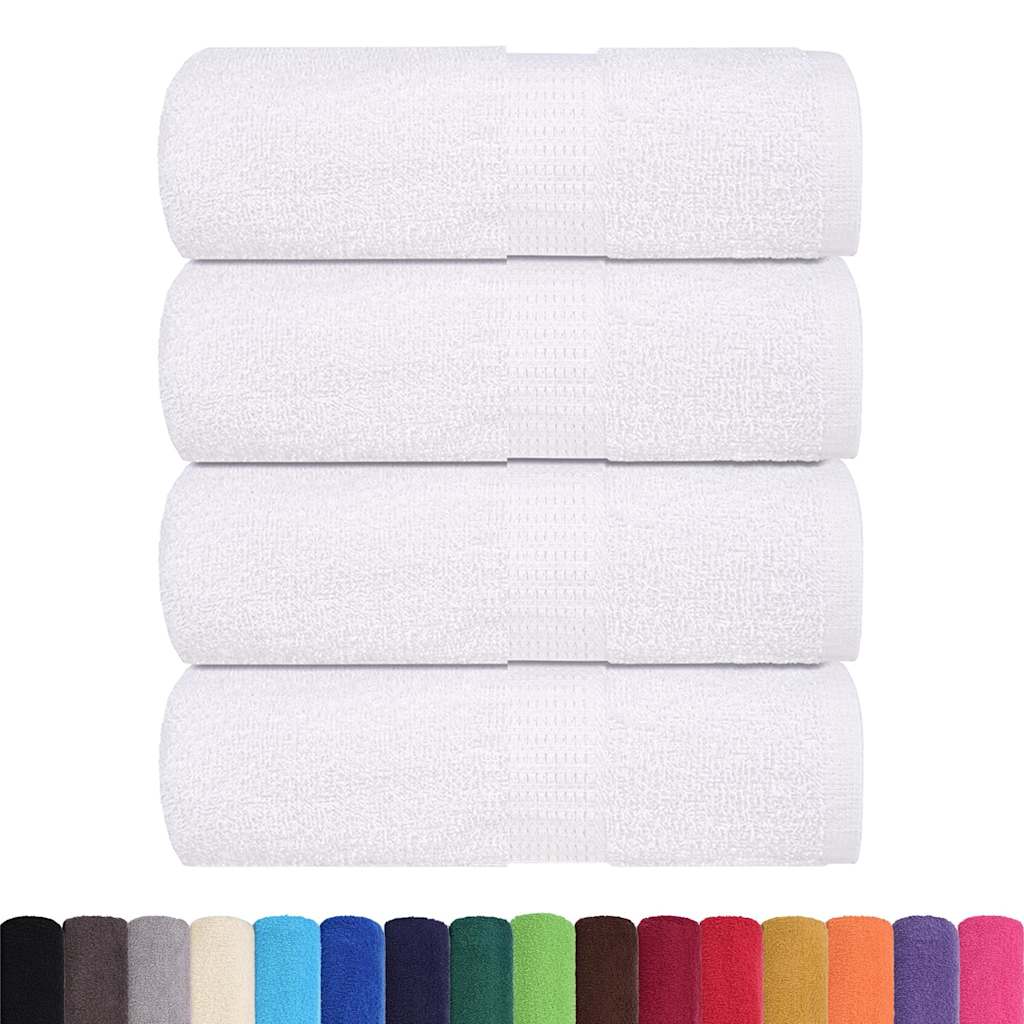 Gjestehåndklær FROGN 4 stk hvit 30x50 cm 360 gsm