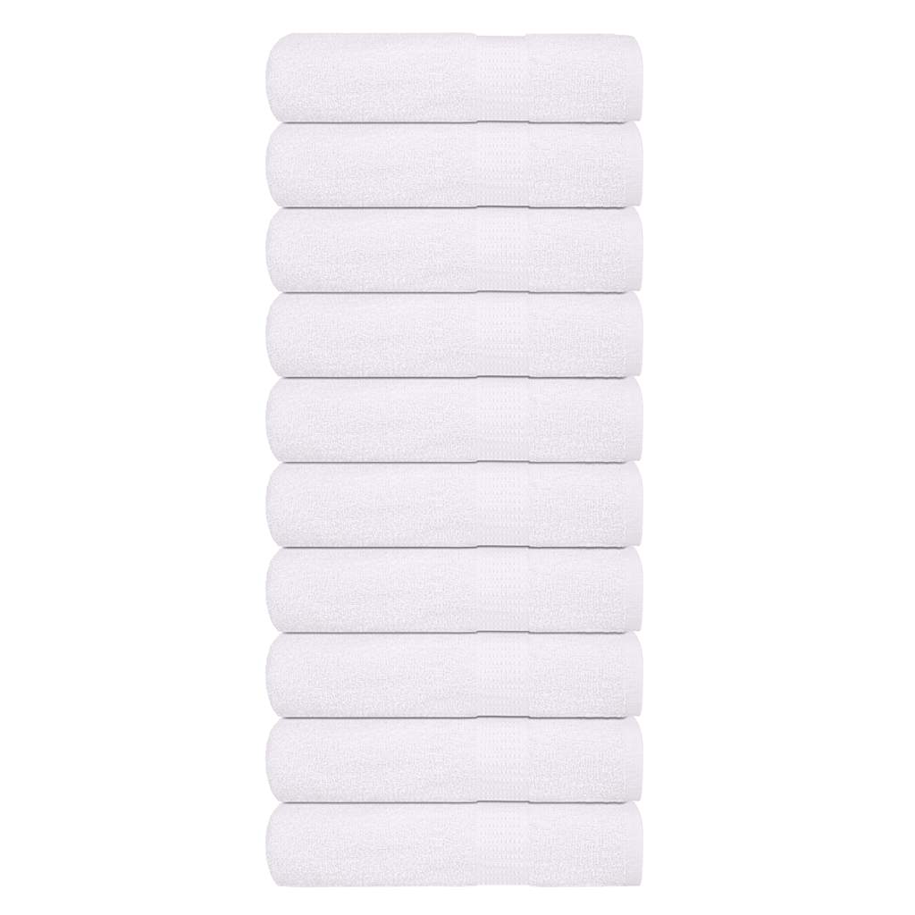Håndklær FROGN 10 stk hvit 50x100 cm 360 gsm