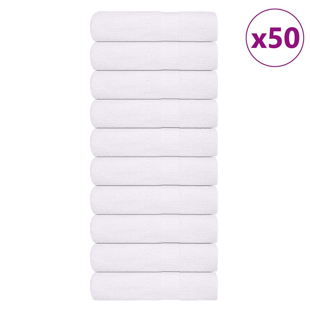 Håndklær FROGN 50 stk hvit 50x100 cm 360 gsm