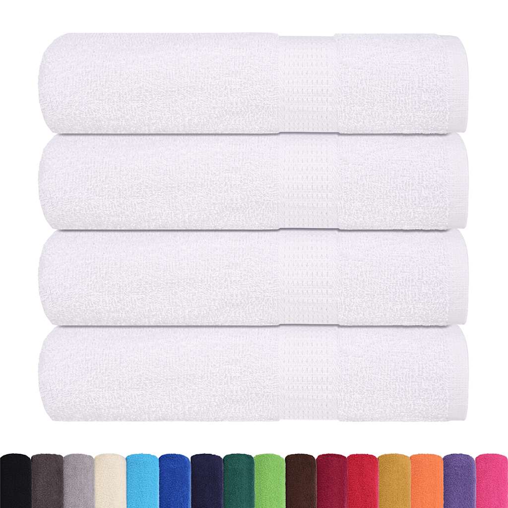 Dusjhåndklær FROGN 4 stk hvit 70x140 cm 360 gsm