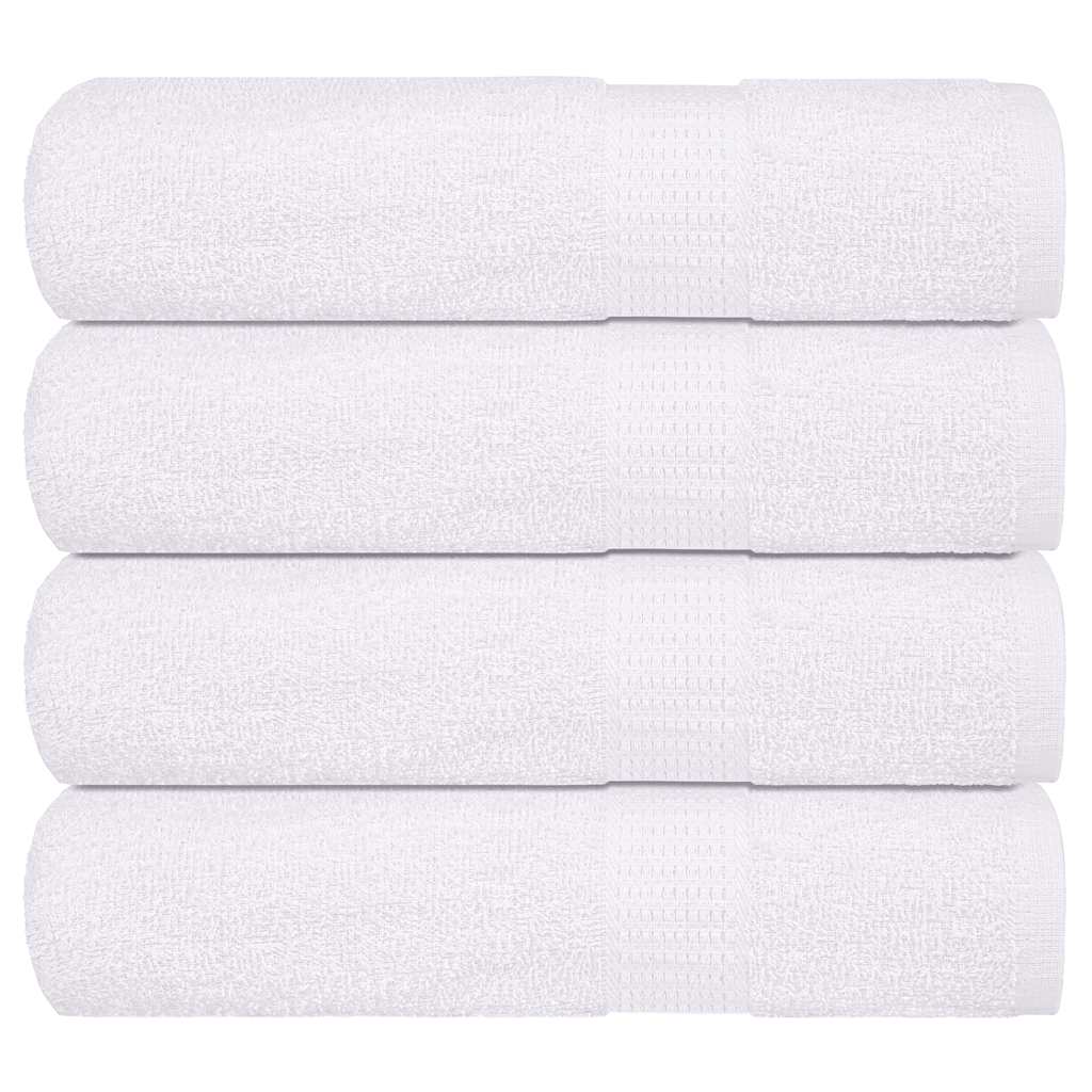 Badehåndklær FROGN 4 stk hvit 100x150 cm 360 gsm