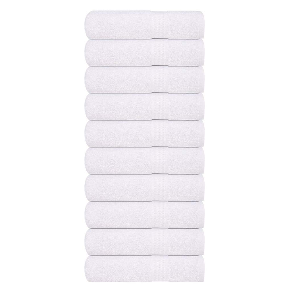 Badehåndklær FROGN 10 stk hvit 100x150 cm 360 gsm