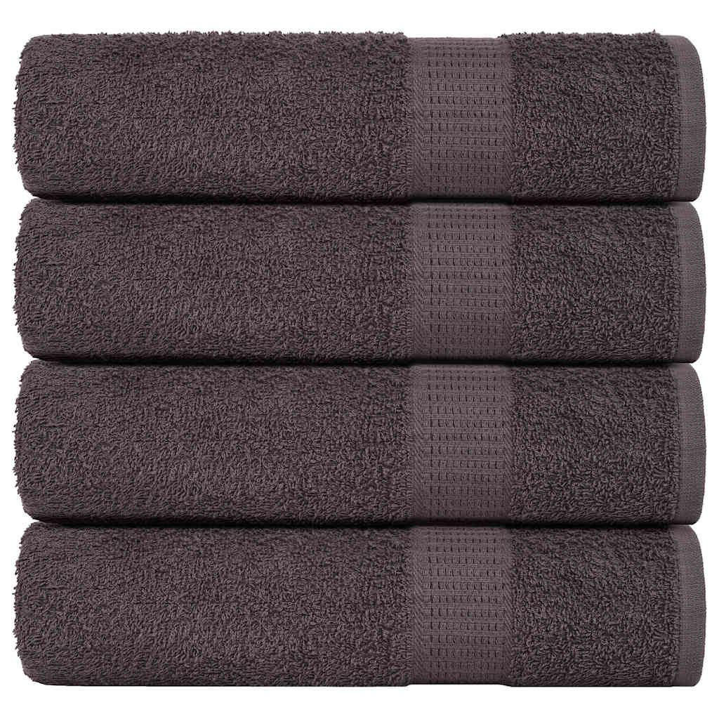 Dusjhåndklær FROGN 4 stk antrasitt 70x140 cm 360 gsm