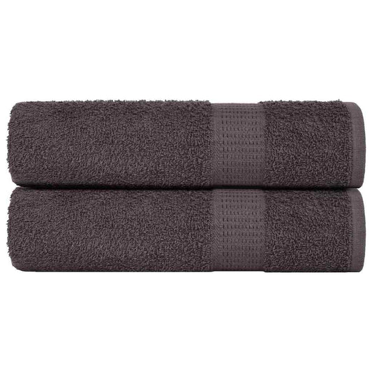 Badehåndklær FROGN 2 stk antrasitt 100x150 cm 360 gsm