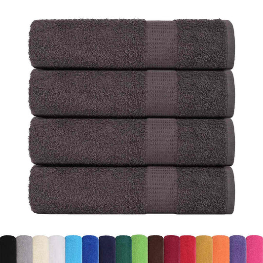 Badehåndklær FROGN 4 stk antrasitt 100x150 cm 360 gsm