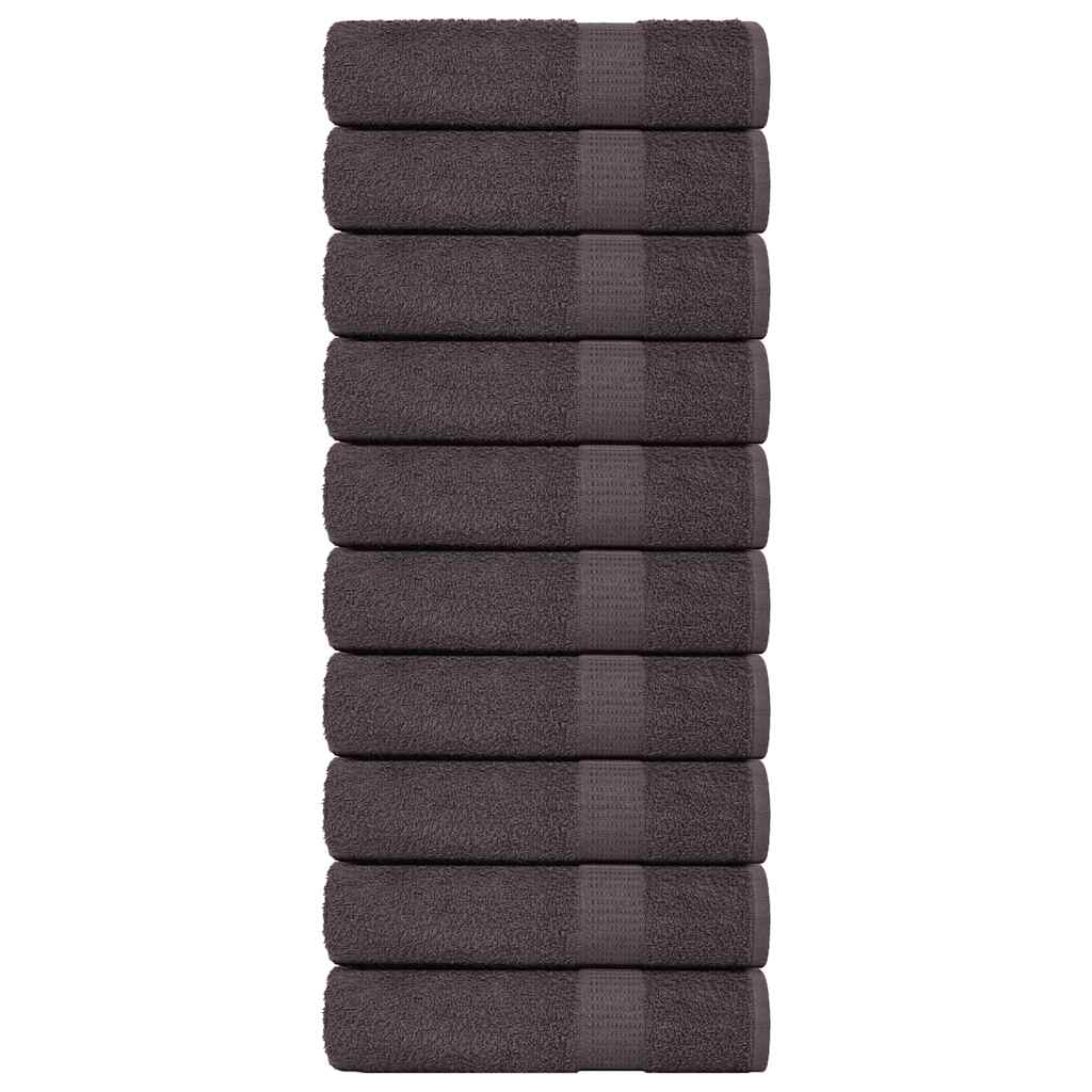 Badehåndklær FROGN 10 stk antrasitt 100x150 cm 360 gsm