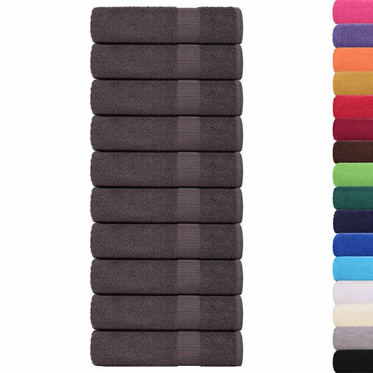 Badehåndklær FROGN 10 stk antrasitt 100x150 cm 360 gsm