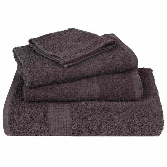 Badehåndklær FROGN 10 stk antrasitt 100x150 cm 360 gsm