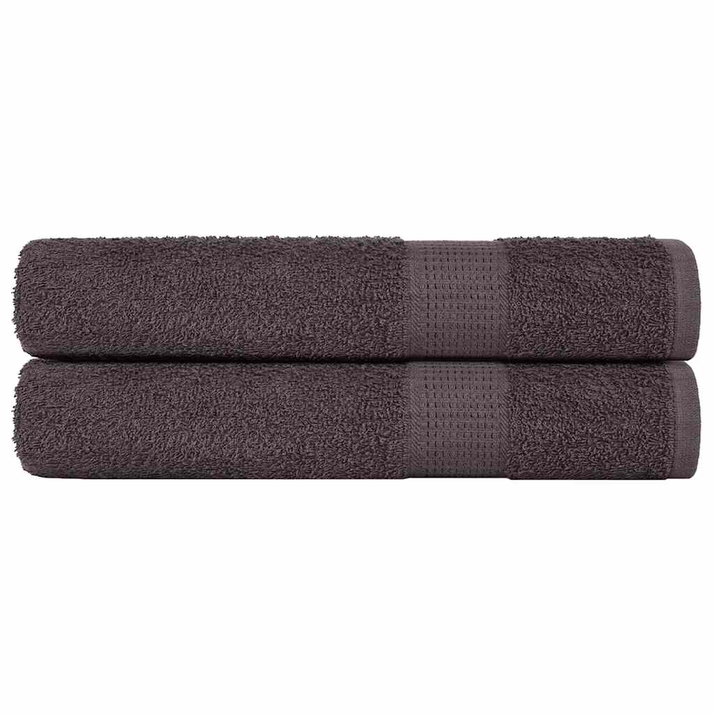 Badstuhåndklær FROGN 2 stk antrasitt 80x200 cm 360 gsm