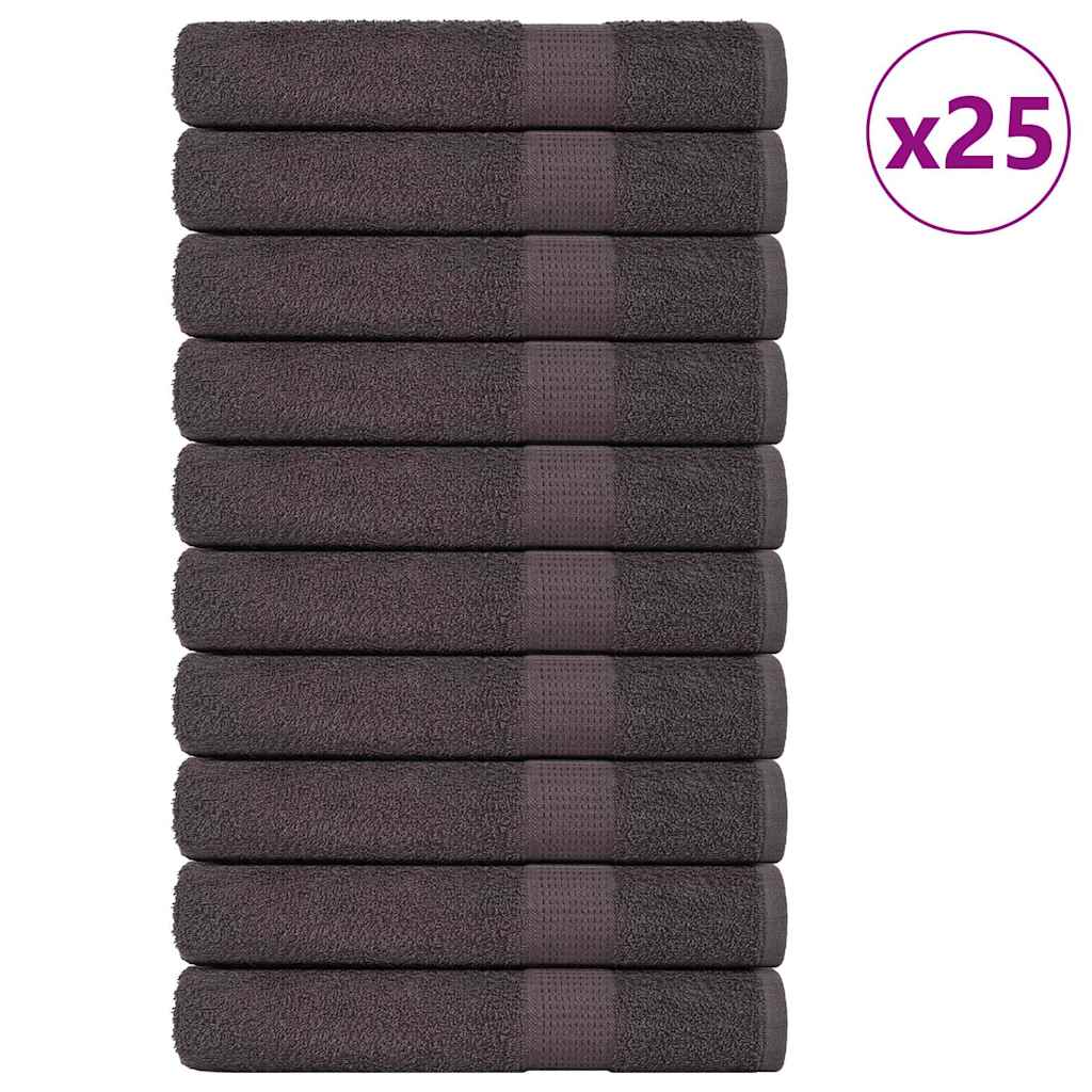 Badstuhåndklær FROGN 25 stk antrasitt 80x200 cm 360 gsm