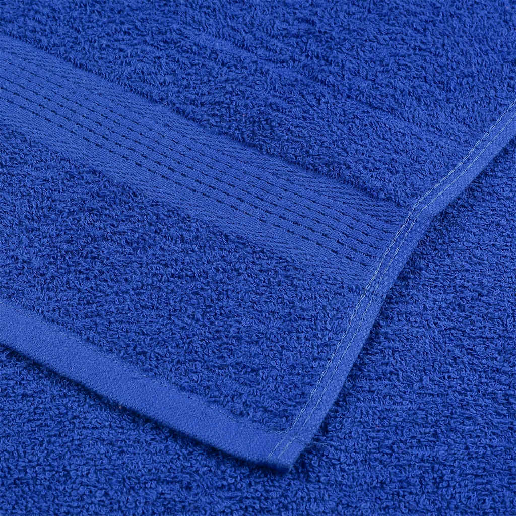Håndklær FROGN 10 stk blå 100x200 cm 360 gsm