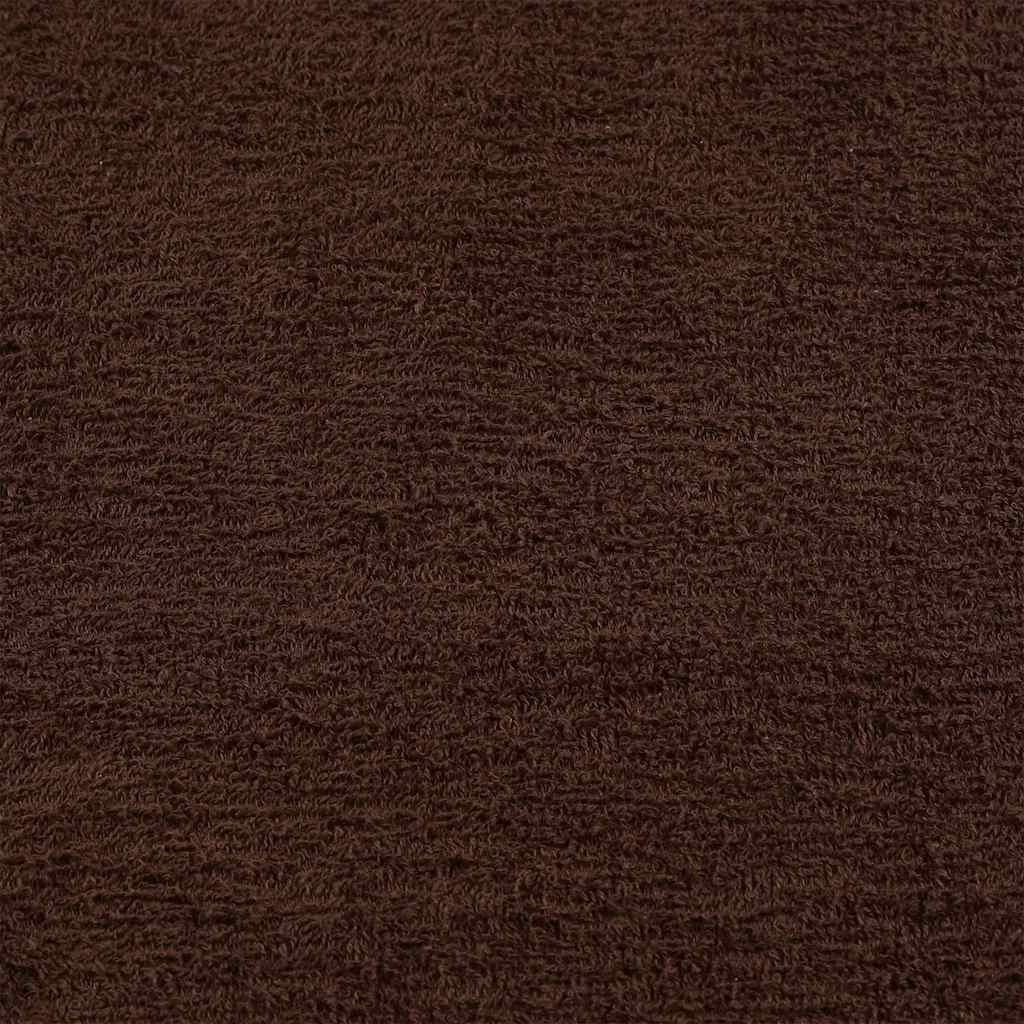 Gjestehåndklær FROGN 2 stk brun 30x50 cm 360 gsm
