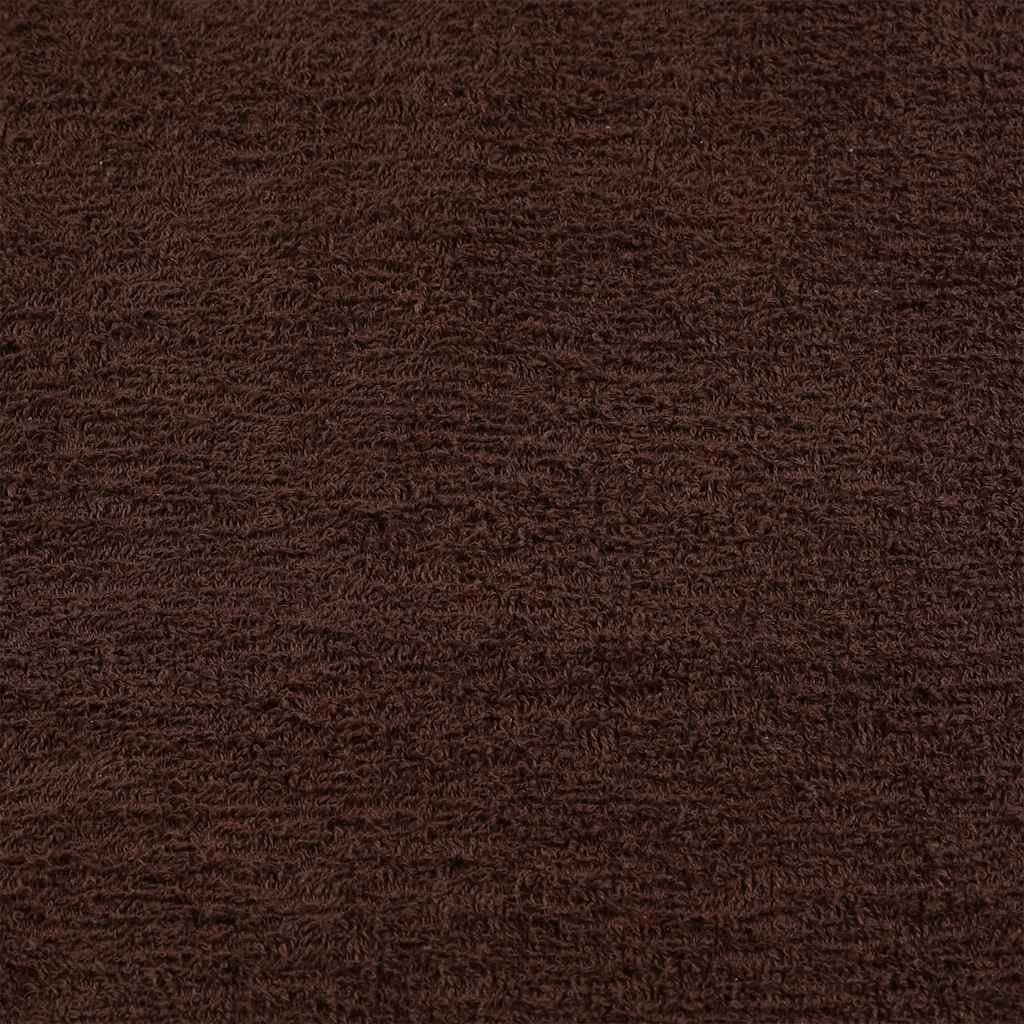 Badehåndklær 2 stk brun 100x150 cm 360 g/m2 100 % bomull