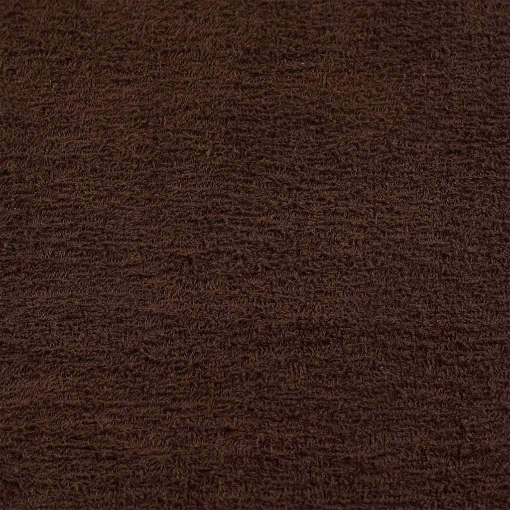 Badehåndklær FROGN 10 stk brun 100x150 cm 360 gsm