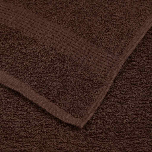 Badehåndklær FROGN 10 stk brun 100x150 cm 360 gsm
