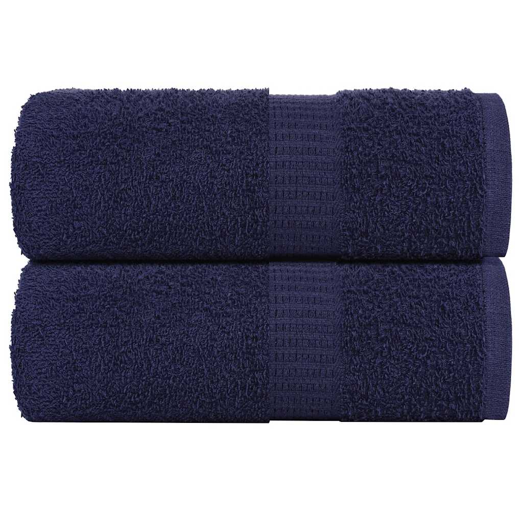 Vaskehåndklær FROGN 2 stk marineblå 30x30 cm 360 gsm