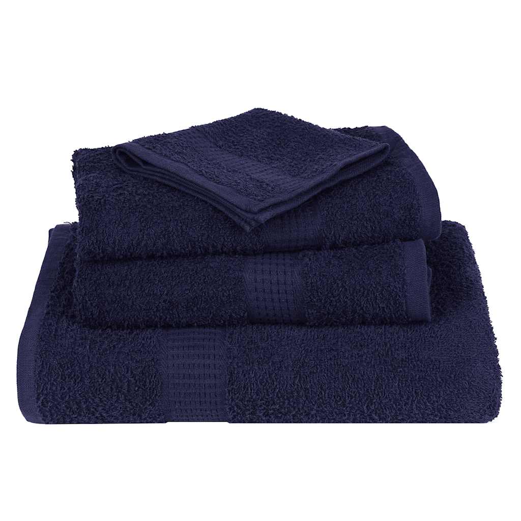Vaskehåndklær FROGN 10 stk marineblå 30x30 cm 360 gsm