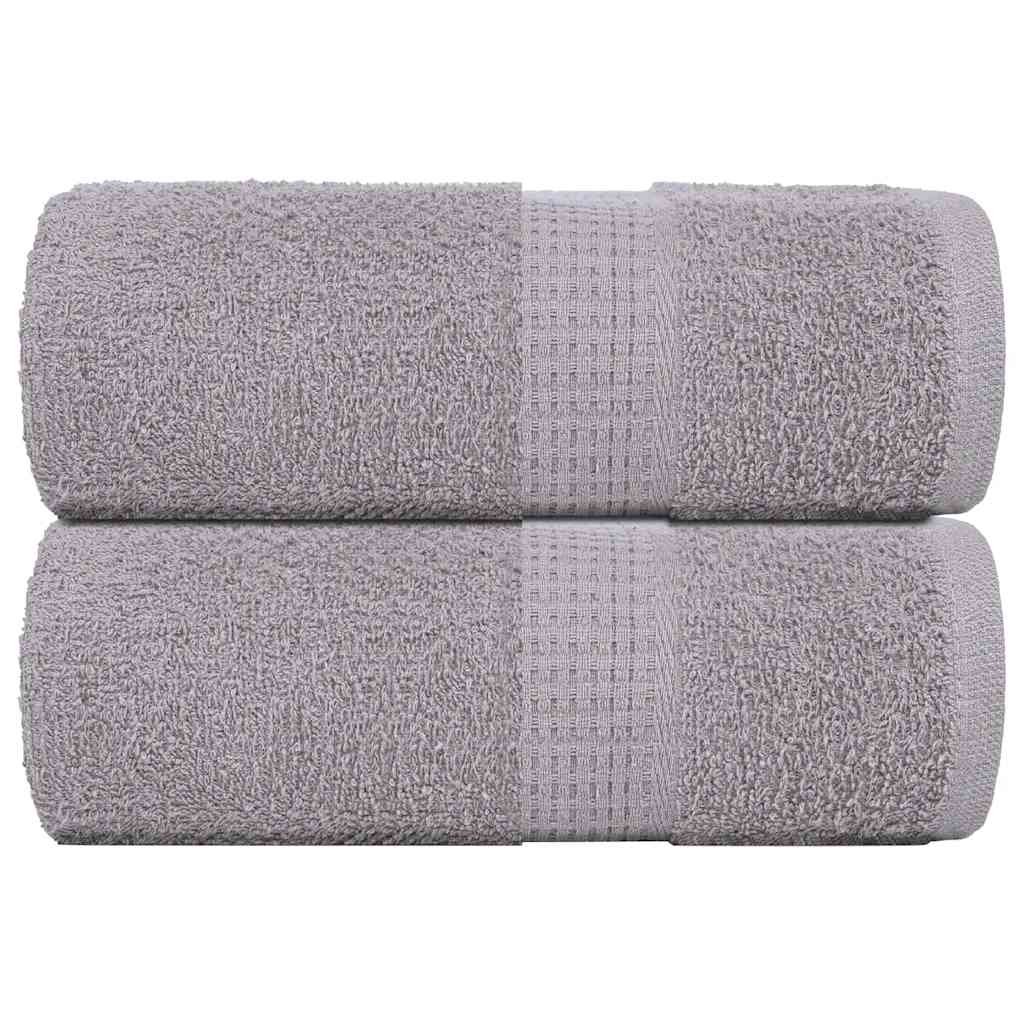 Vaskehåndklær FROGN 2 stk grå 30x30 cm 360 gsm
