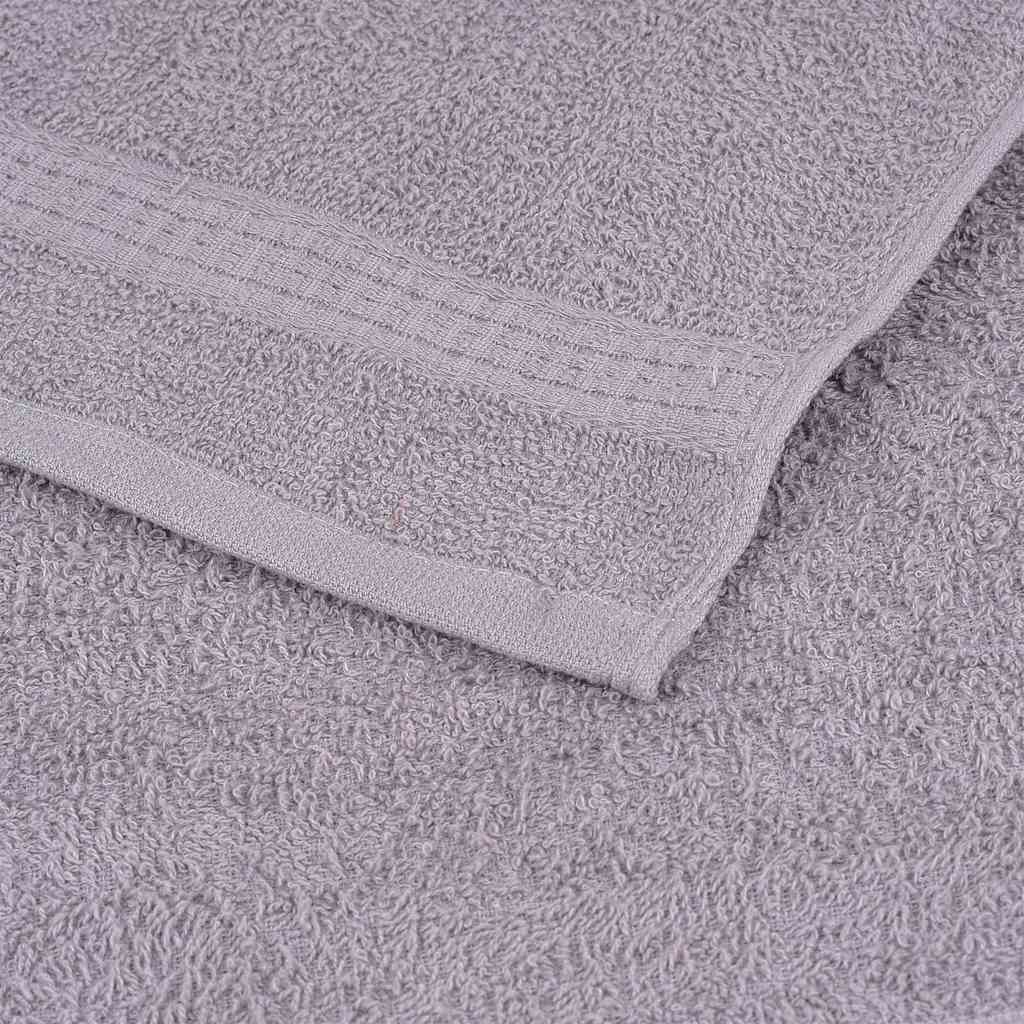 Dusjhåndklær FROGN 4 stk grå 70x140 cm 360 gsm