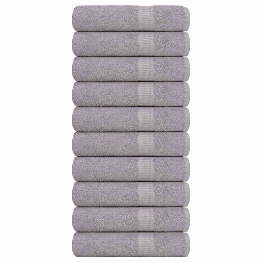 Badehåndklær FROGN 10 stk grå 100x150 cm 360 gsm