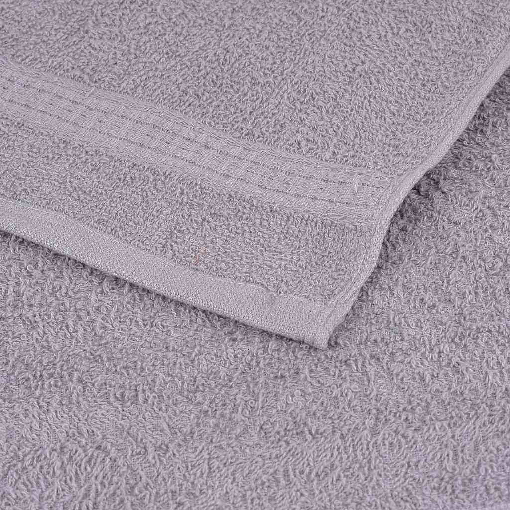 Badstuhåndklær FROGN 2 stk grå 80x200 cm 360 gsm