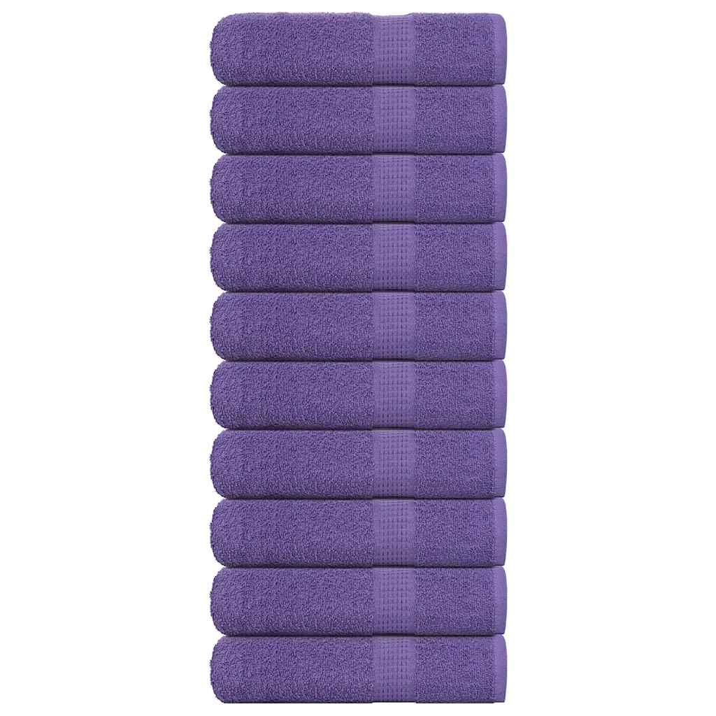 Dusjhåndklær FROGN 10 stk lilla 70x140 cm 360 gsm
