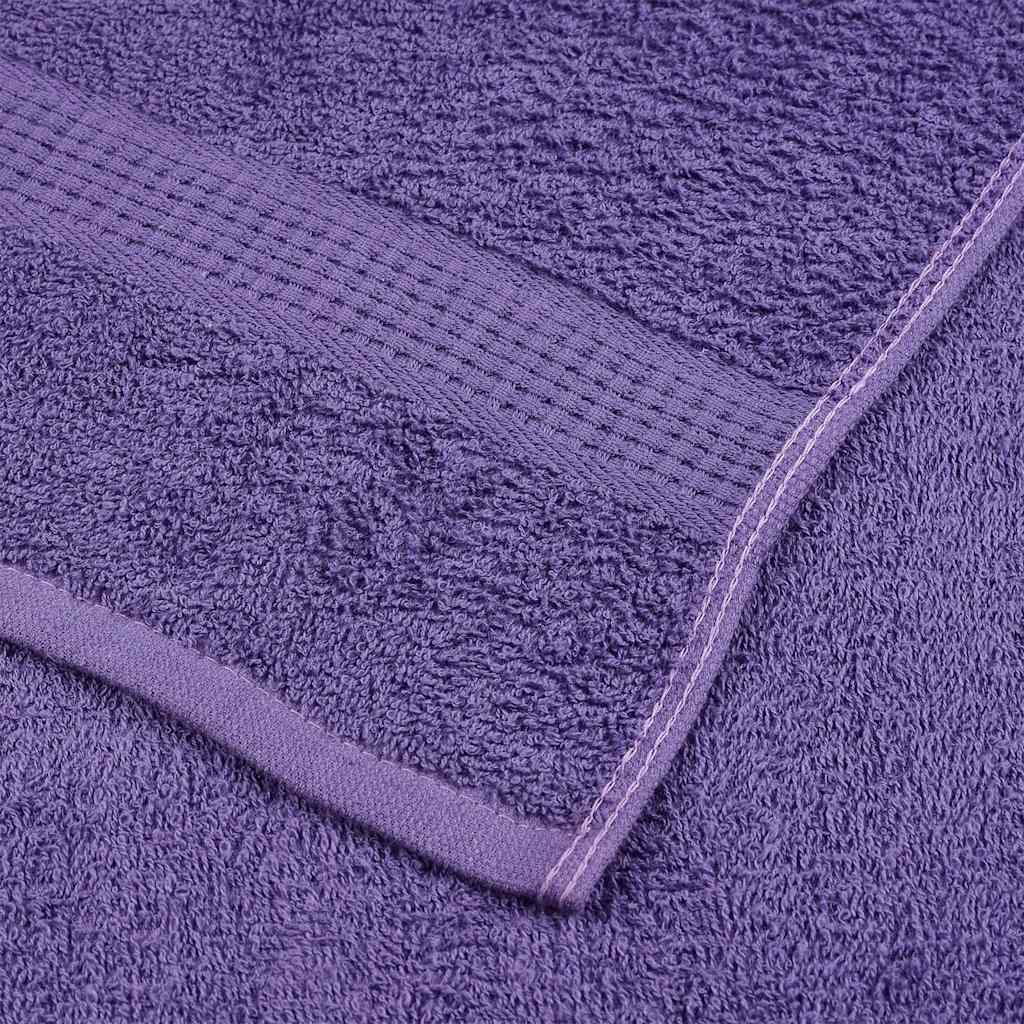 Dusjhåndklær FROGN 10 stk lilla 70x140 cm 360 gsm