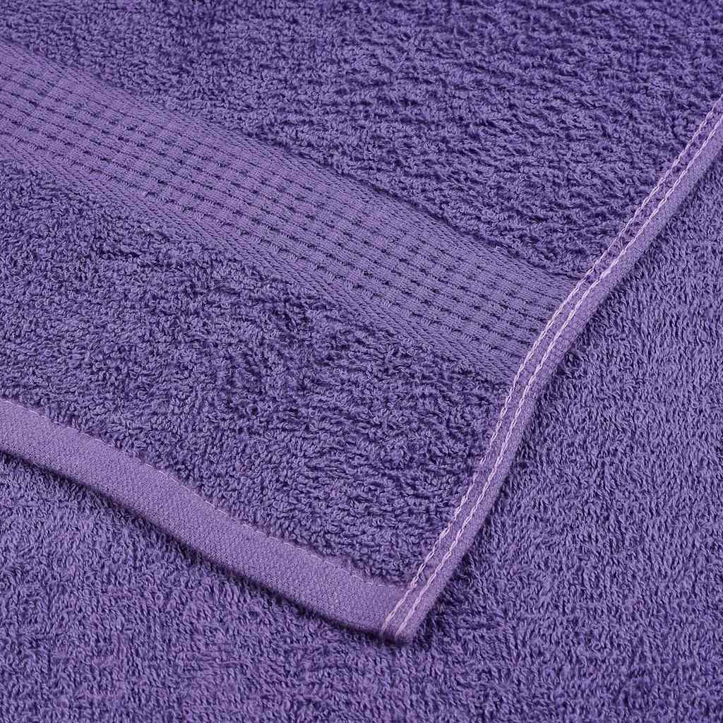 Badstuhåndklær FROGN 2 stk lilla 80x200 cm 360 gsm