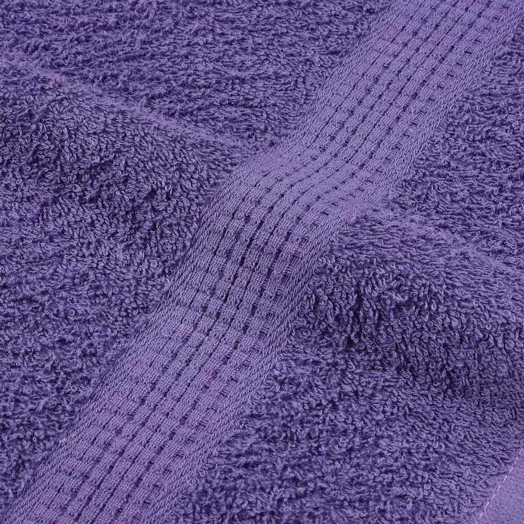 Badstuhåndklær FROGN 10 stk lilla 80x200 cm 360 gsm