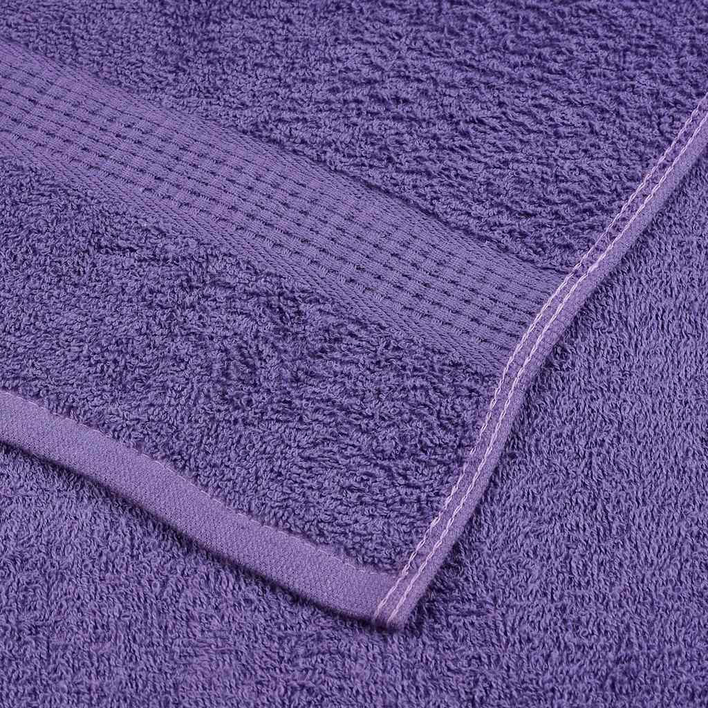 Håndklær FROGN 10 stk lilla 100x200 cm 360 gsm