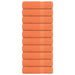 Badehåndklær FROGN 10 stk oransje 100x150 cm 360 gsm vidaXL