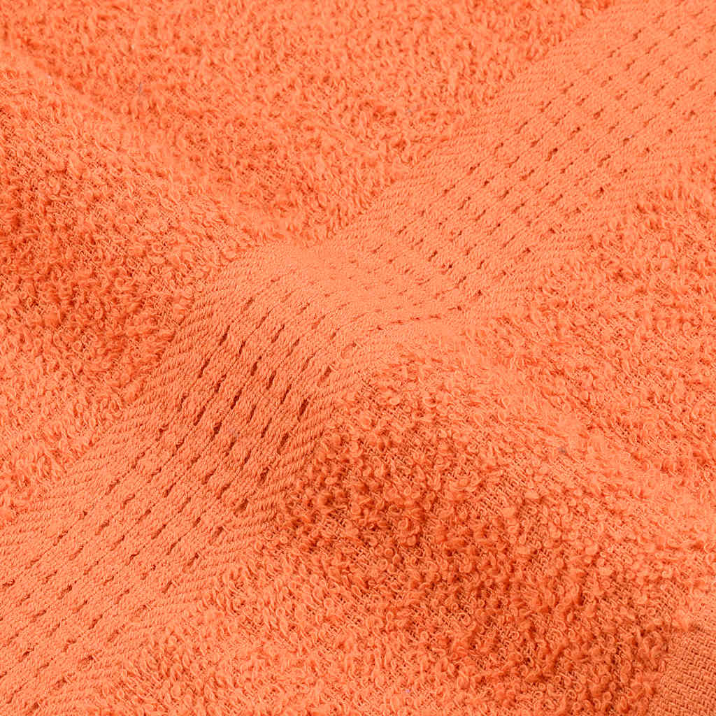 Håndklær 2 stk oransje 100x200 cm 360 g/m² 100 % bomull