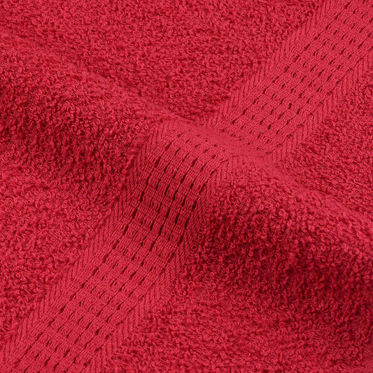 Badehåndklær FROGN 10 stk rød 100x150 cm 360 gsm