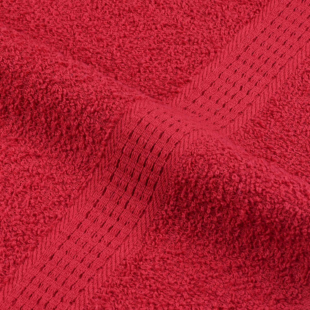 Badstuhåndklær FROGN 4 stk rød 80x200 cm 360 gsm