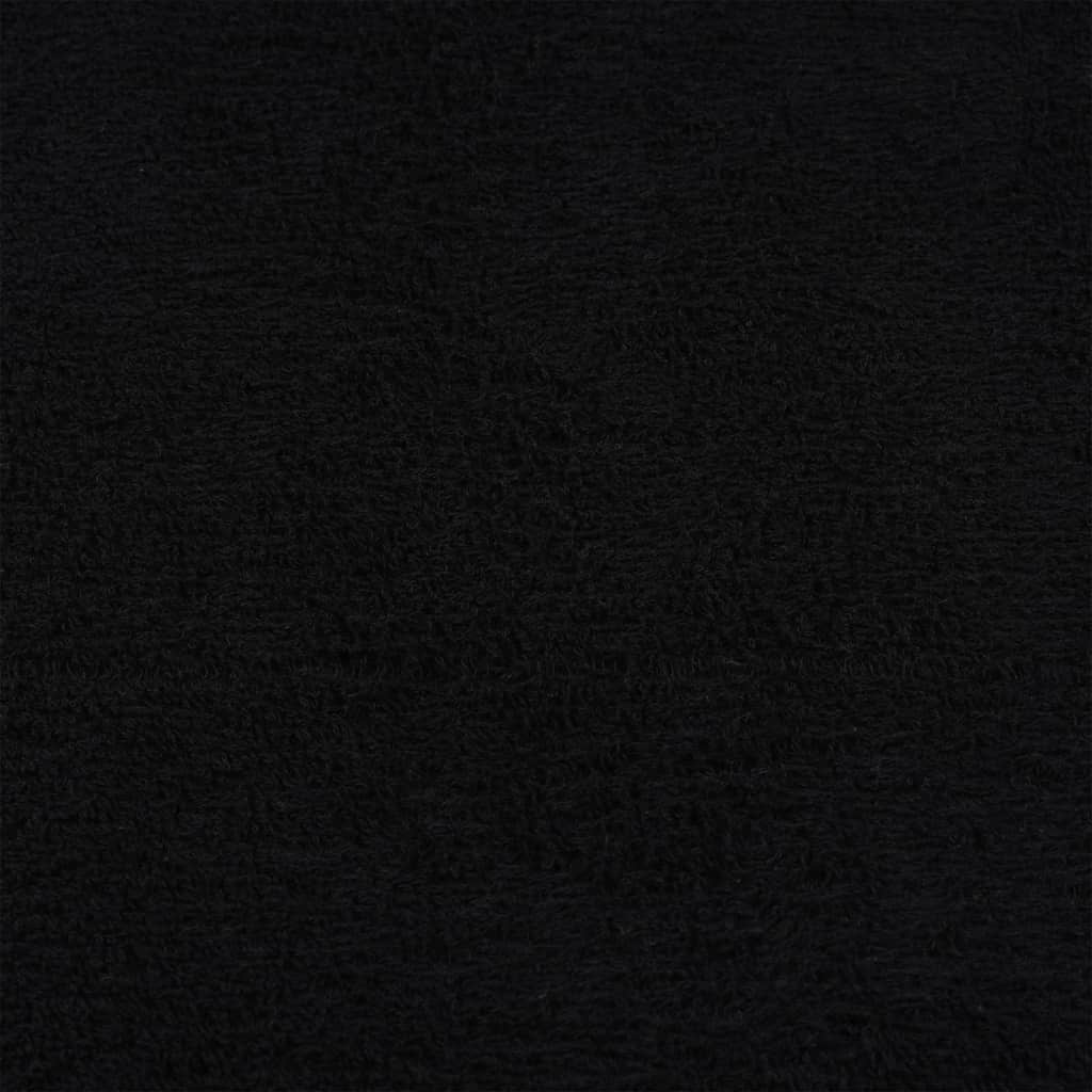 Dusjhåndklær FROGN 2 stk svart 70x140 cm 360 gsm