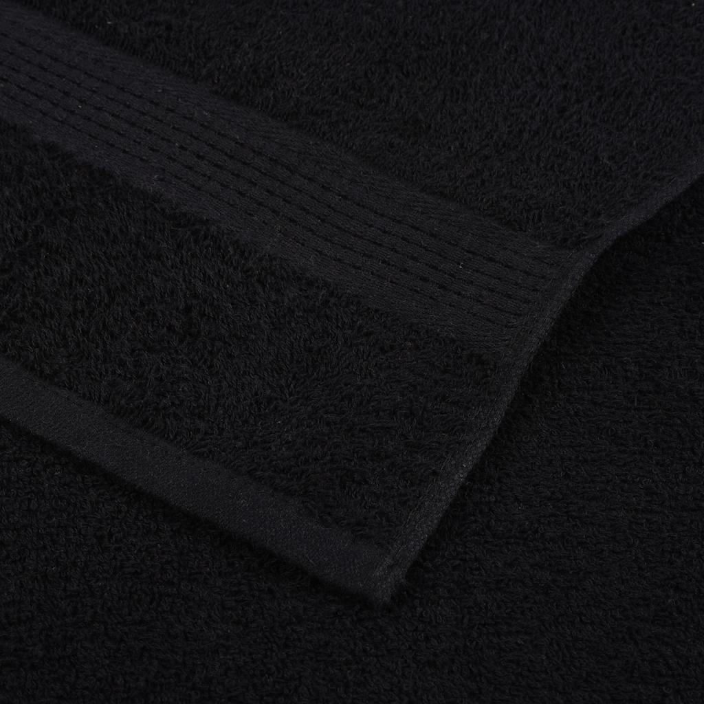 Dusjhåndklær FROGN 2 stk svart 70x140 cm 360 gsm