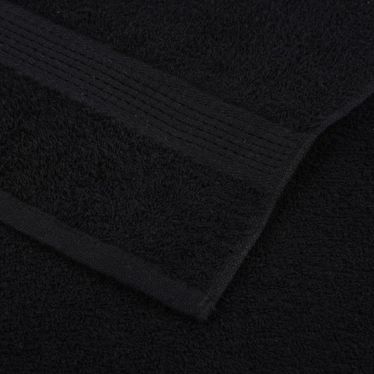 Badehåndklær FROGN 2 stk svart 100x150 cm 360 gsm