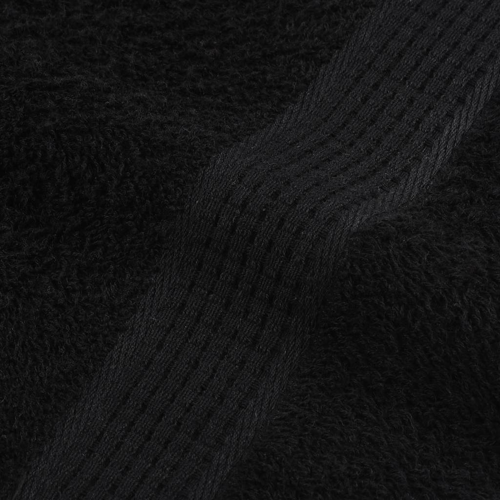 Badehåndklær FROGN 4 stk svart 100x150 cm 360 gsm