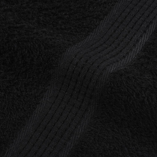 Badehåndklær FROGN 4 stk svart 100x150 cm 360 gsm